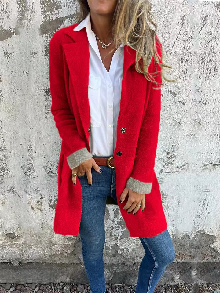 Women's Classic Mid-Length Elegant Coat