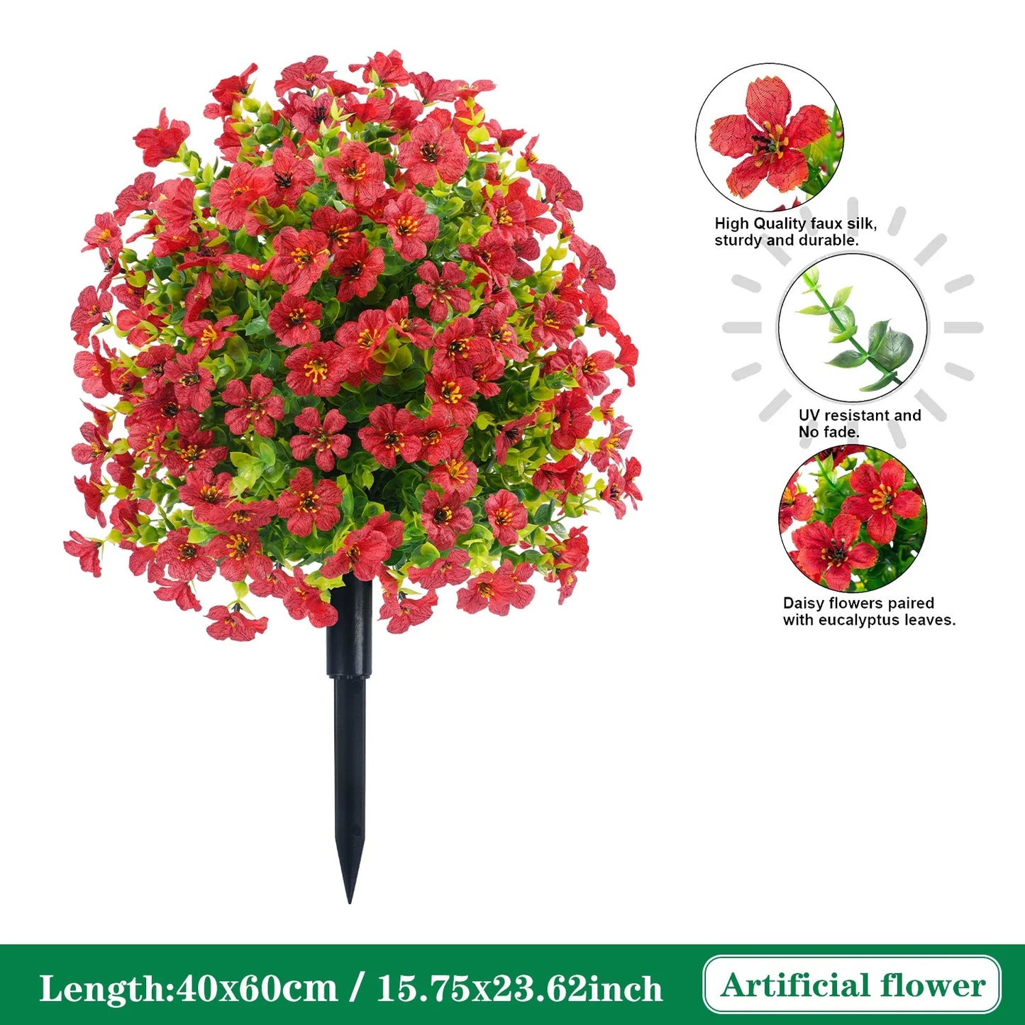 🌳UV Resistant Artificial Cedar Topiary Ball Tree