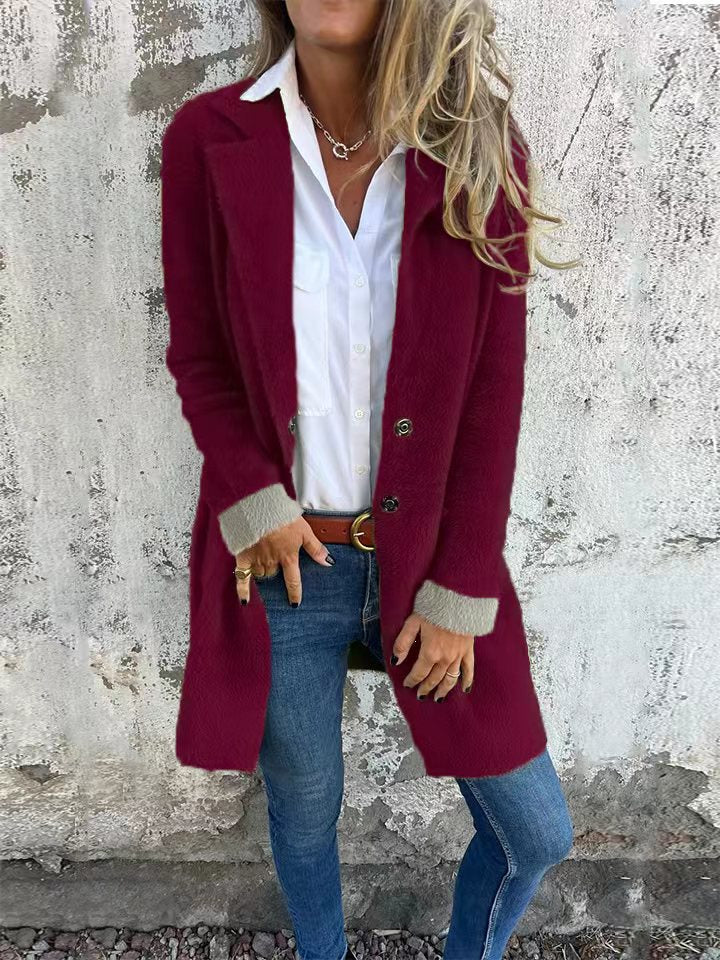 Women's Classic Mid-Length Elegant Coat