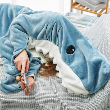 🎇Best Gift of 2024 50% OFF 🐬 Shark Blanket Flannel Loungewear