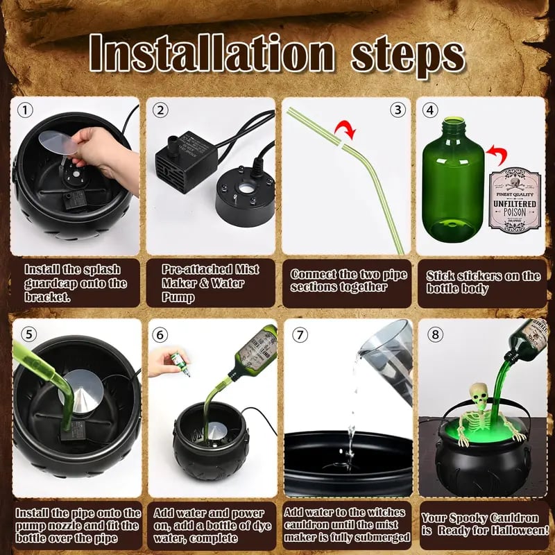 🎃Cauldron Halloween Decor