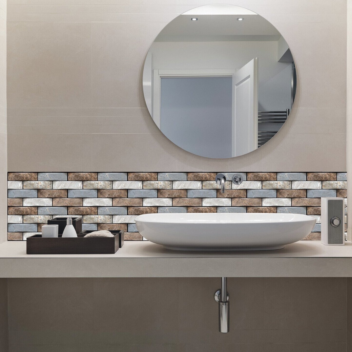 🌟3D Peel And Stick Wall Tiles(30cmx30cm)