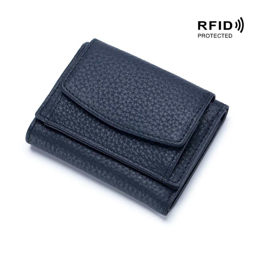 Genuine Leather Wallet Rfid Protected