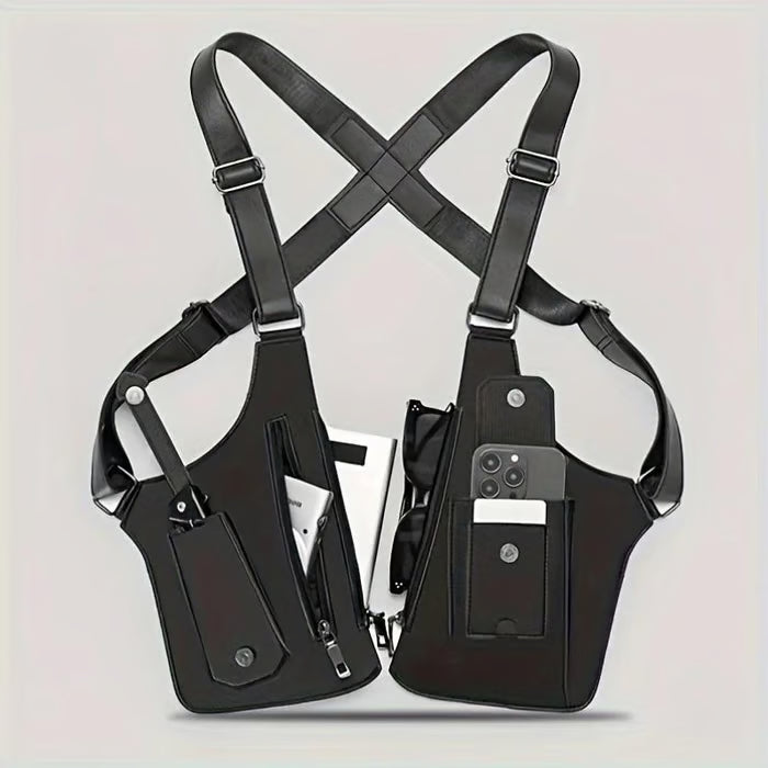 Premium Leather Adjustable Underarm Shoulder Bag For Men & Women