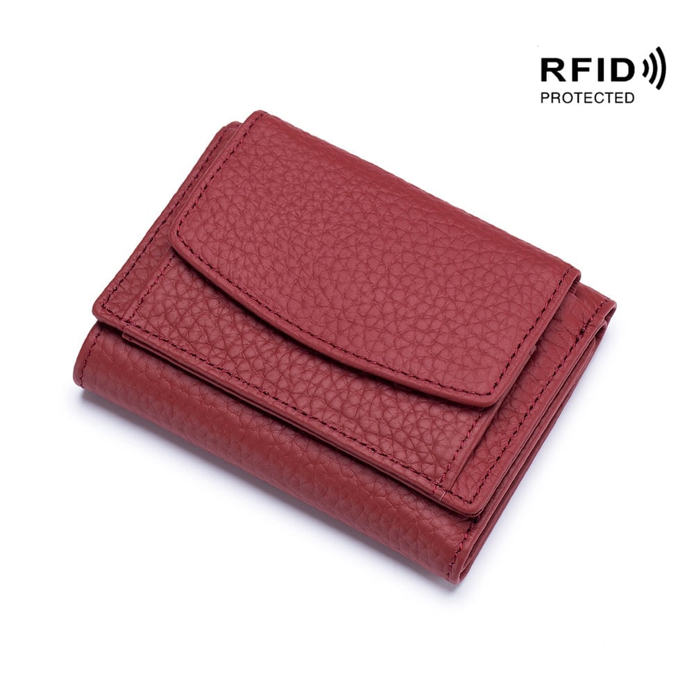 Genuine Leather Wallet Rfid Protected