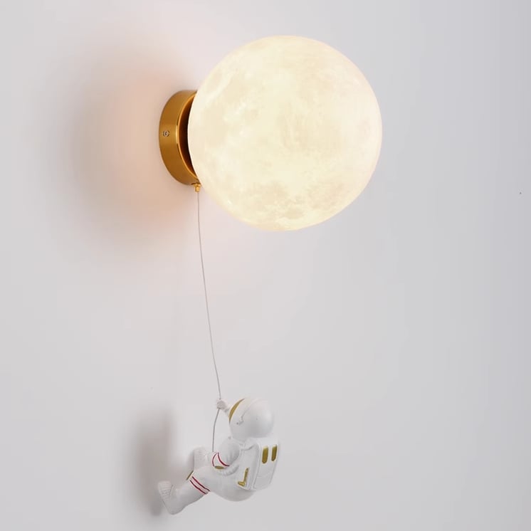 Astronaut Wall Light Creative Moon Wall Lamp