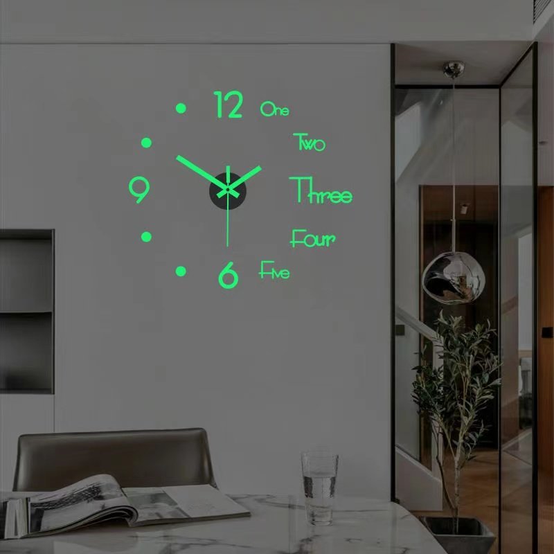 MODERN DIY PUNCH-FREE WALL CLOCK