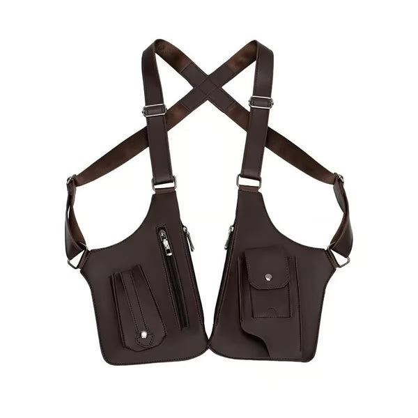Premium Leather Adjustable Underarm Shoulder Bag For Men & Women