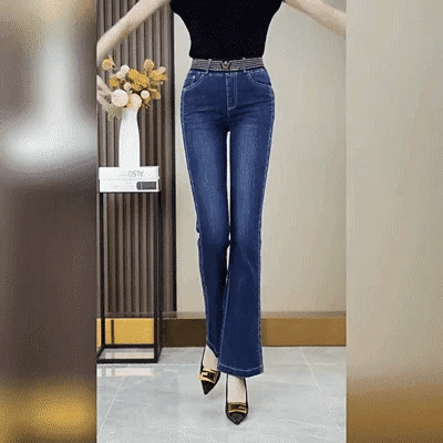 Stretch High Waist Bootcut Jeans