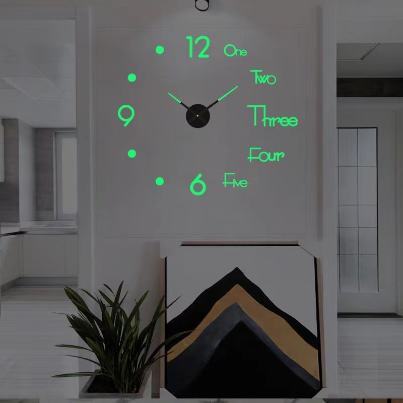 MODERN DIY PUNCH-FREE WALL CLOCK