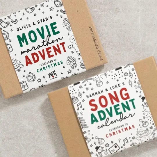 🎄Christmas Advent Calendar-Twenty-Four Days Of Christmas Card Set