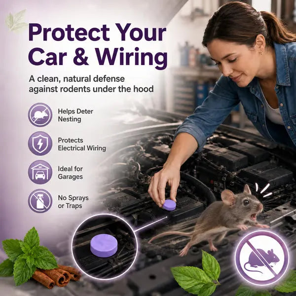 🐀Natural Scented Rodent Repellent Tablets