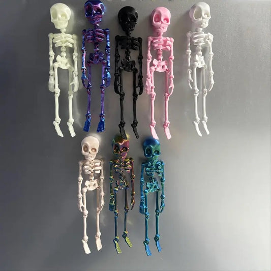 3D Printed Vintage Skeleton Magnetic Figurine