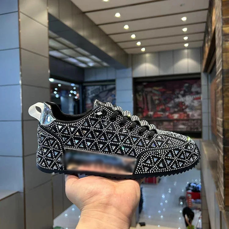 👟Diamond-encrusted Sneakers for Men -  Buy two and get free shipping!