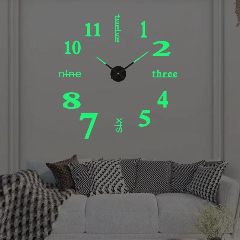 MODERN DIY PUNCH-FREE WALL CLOCK