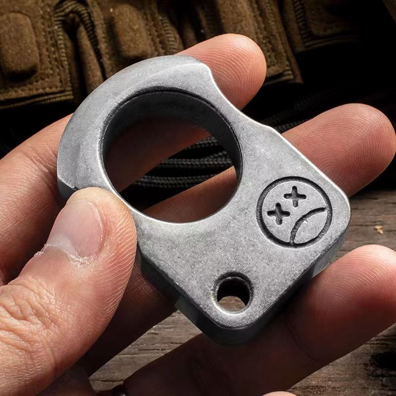 Tiger Finger Defense Portable Single Finger Fist Buckle Hand Mouth