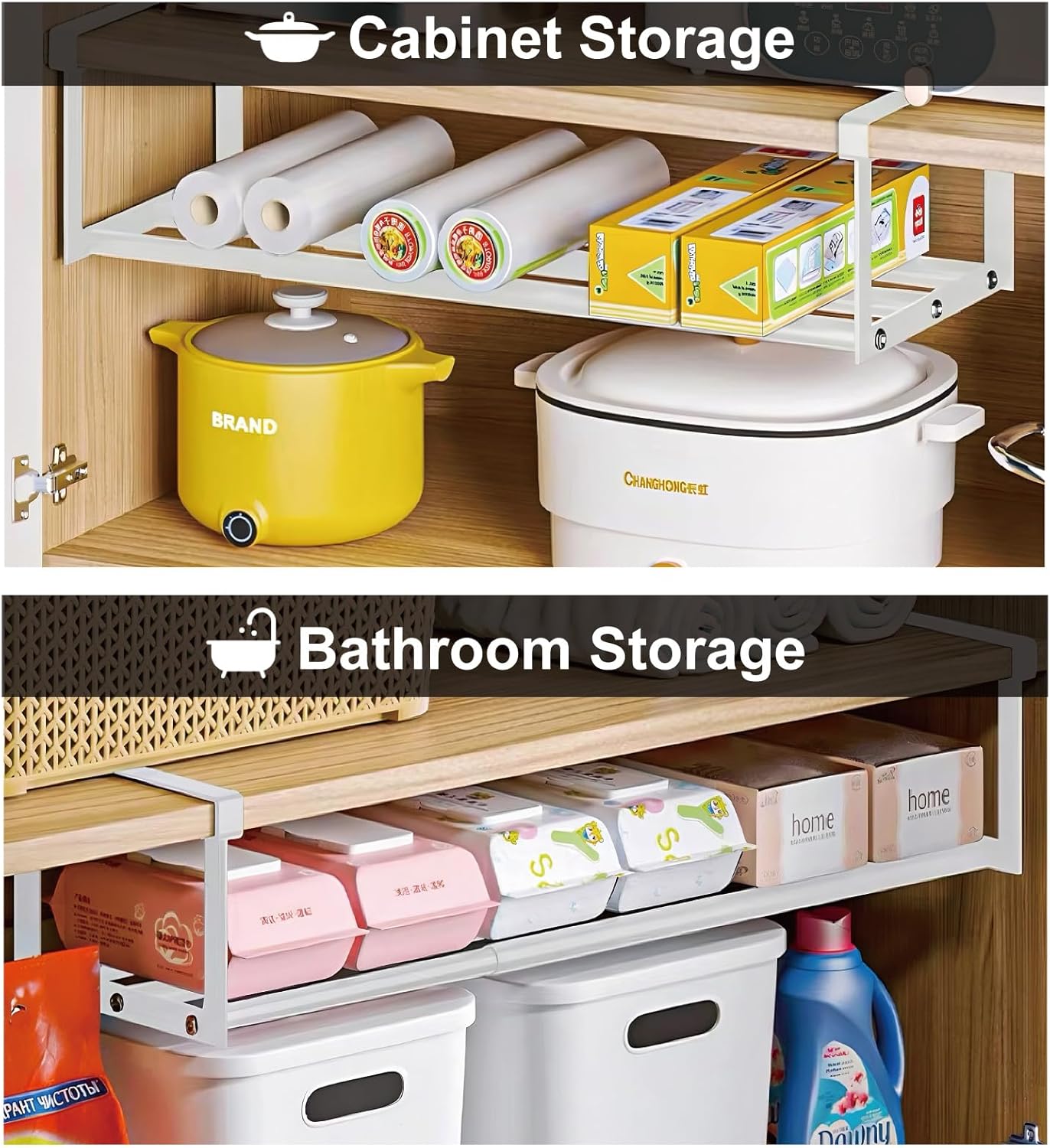 Multifunctional Cabinet Telescopic Shelf