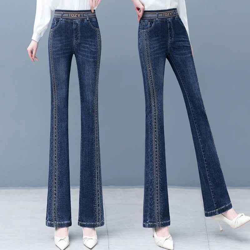 Stretch High Waist Bootcut Jeans