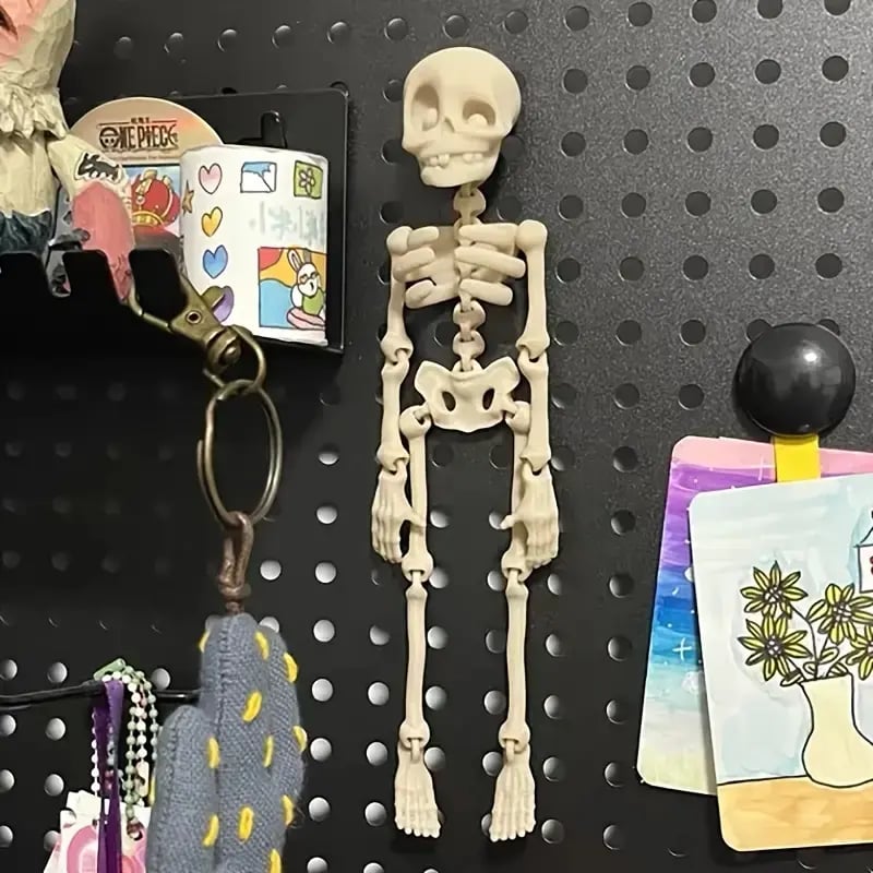 3D Printed Vintage Skeleton Magnetic Figurine