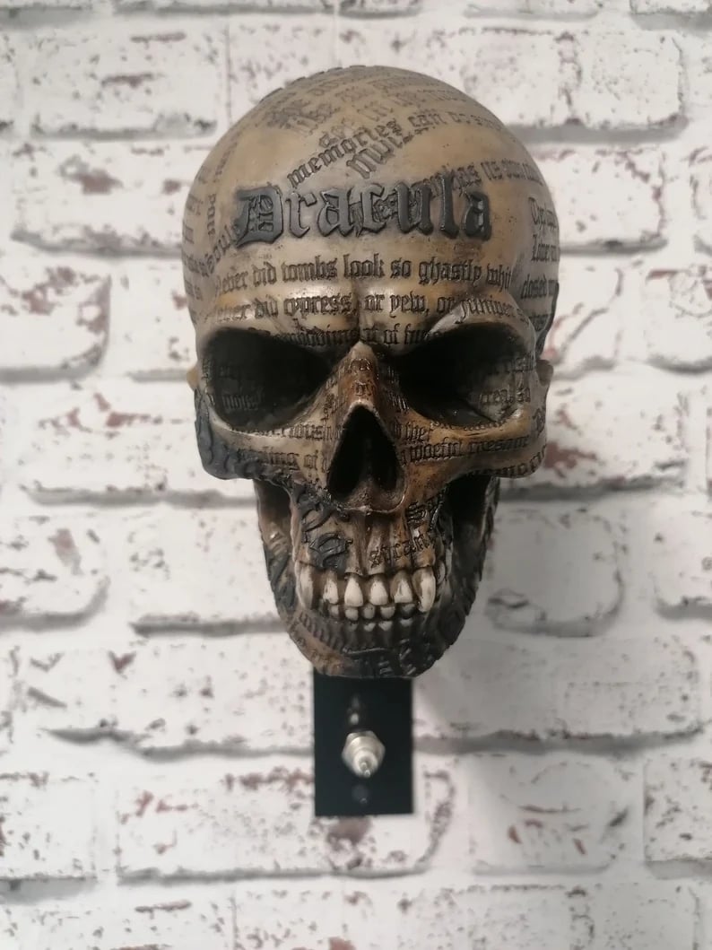 Motorcycle Helmet And Jacket Skull Holder