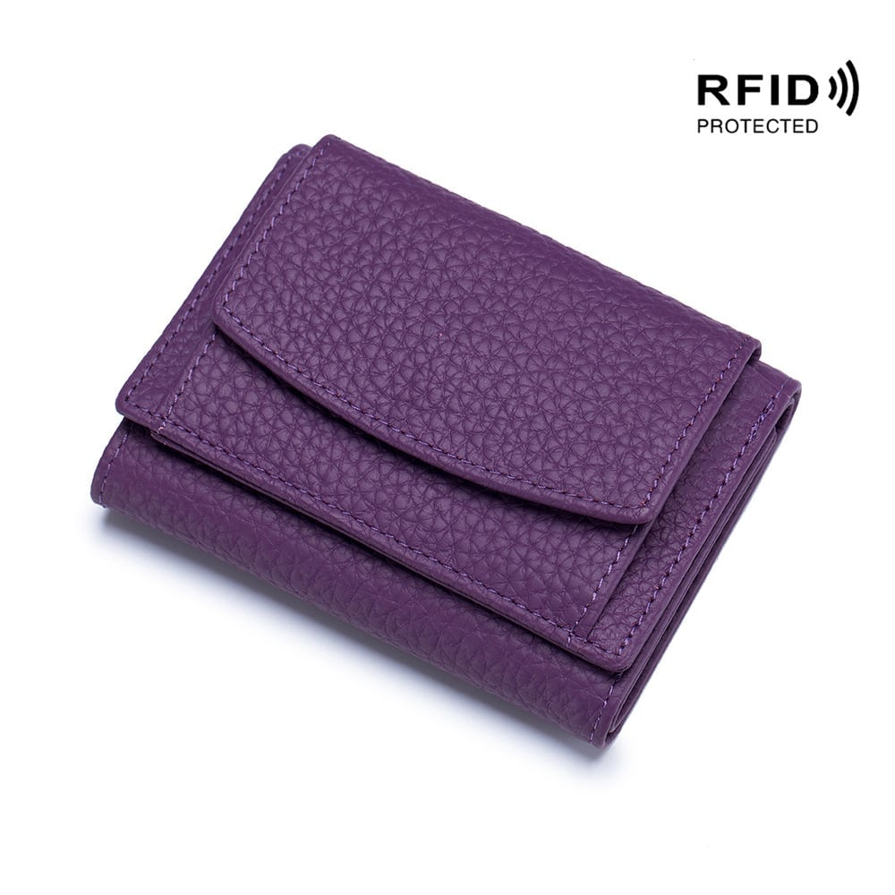 Genuine Leather Wallet Rfid Protected