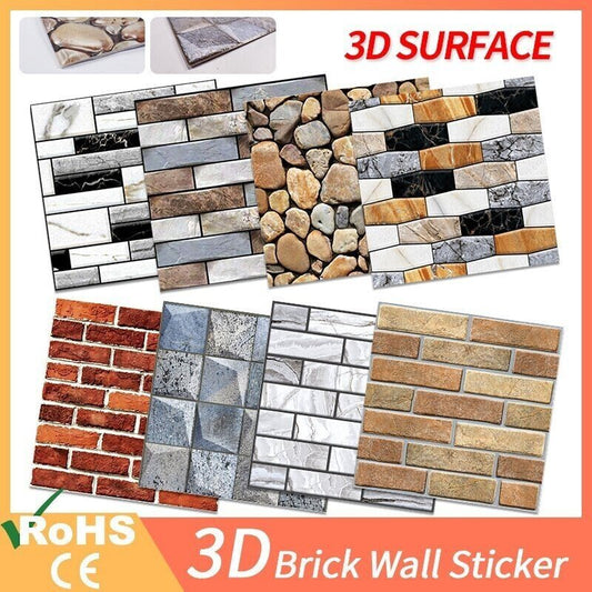 🌟3D Peel And Stick Wall Tiles(30cmx30cm)