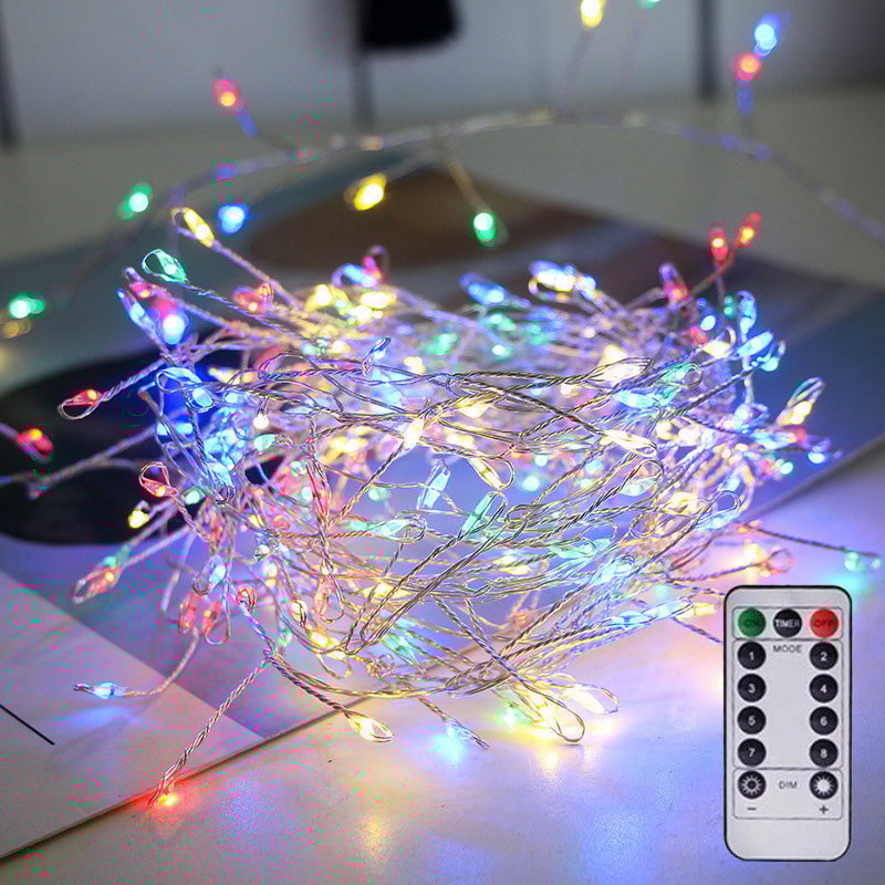 LED USB Firecracker Flashing Lights with Remote Control