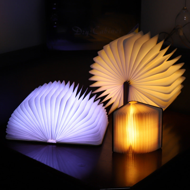 Folding Page Turning Night Lamp