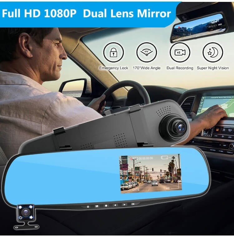 1080P Full HD Video Car Driving Recorder