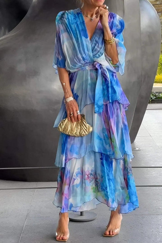 ELEGANT CHIFFON DRESS