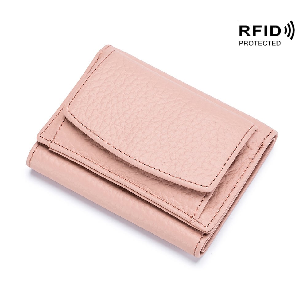 Genuine Leather Wallet Rfid Protected