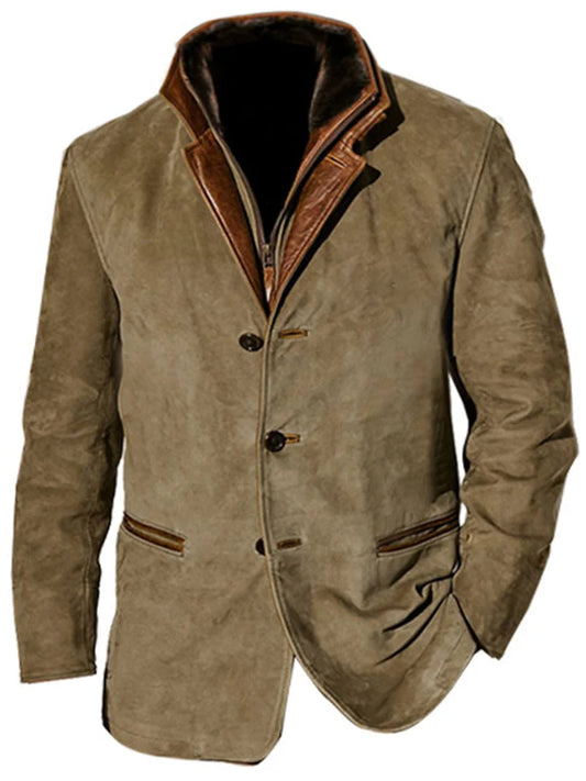 Men's British Style Vintage Slim Fit Windproof Jackets