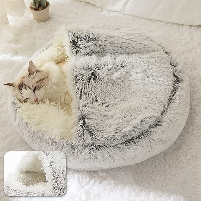 🐶🐱49% OFF - Plush Bed For Dogs & Cats