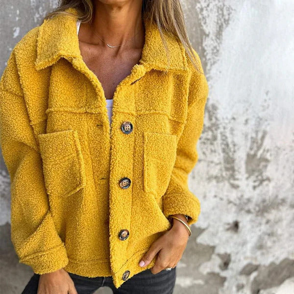Elegant Short Jacket with Lapel