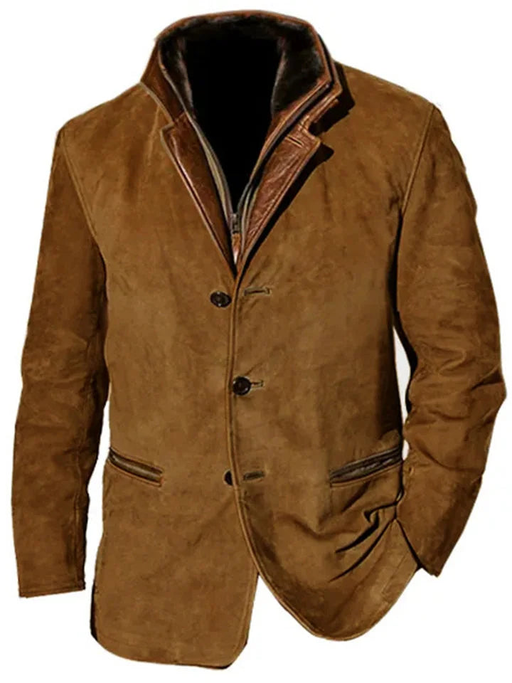 Men's British Style Vintage Slim Fit Windproof Jackets