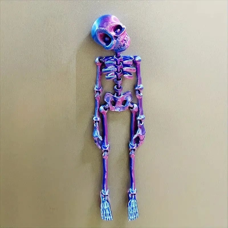 3D Printed Vintage Skeleton Magnetic Figurine