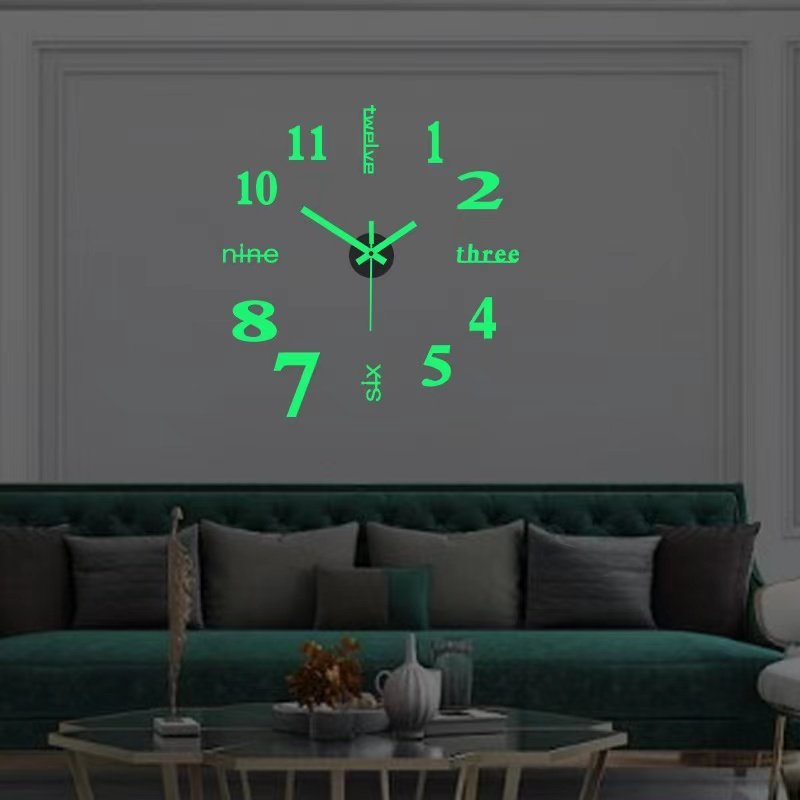 MODERN DIY PUNCH-FREE WALL CLOCK