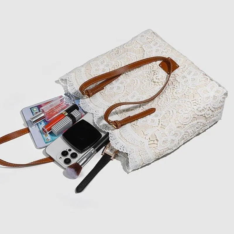 Vintage Lace Shoulder Bag – Elegant Crossbody Purse for Every Occasion 🤍