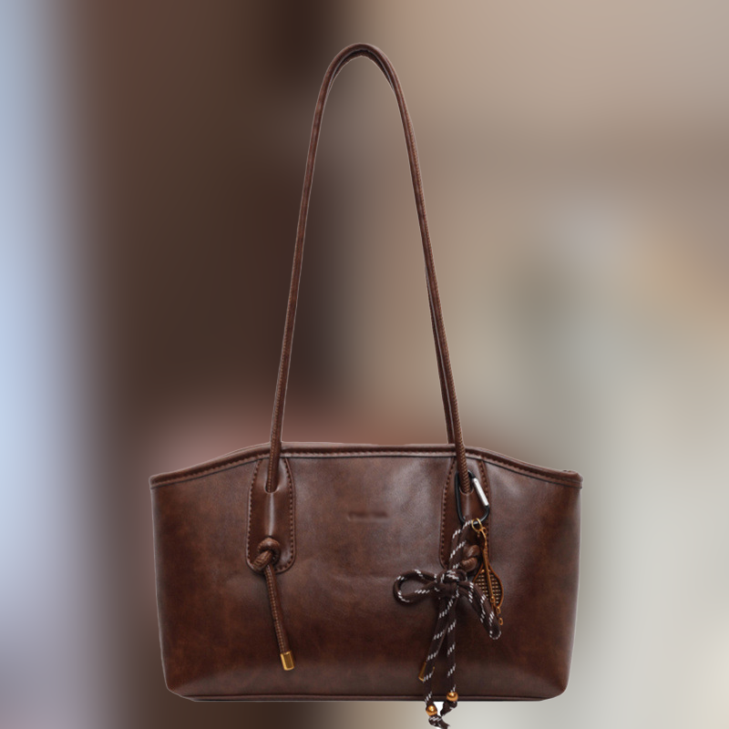 Vintage Vibe PU Leather Shoulder Bag