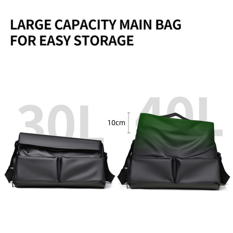 Waterproof Travel Duffel Bag with Shoe Compartment